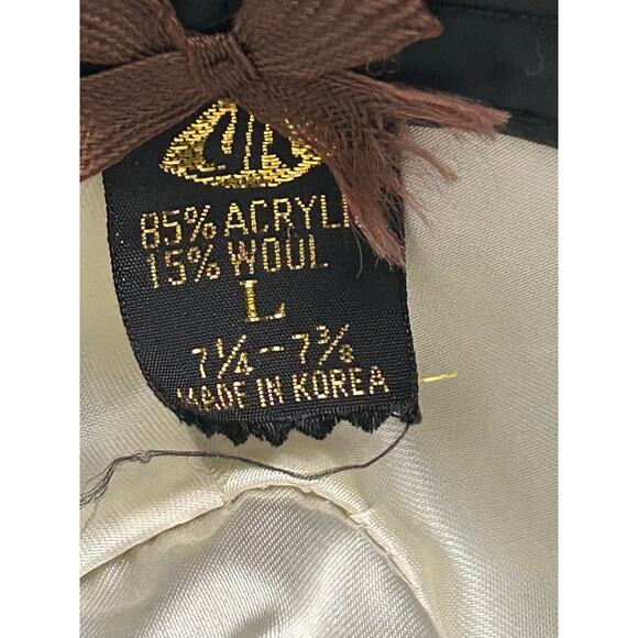 Vintage Gray Wool Fedora Hat Midcentury Style Menswear Classic - Picture 5 of 5